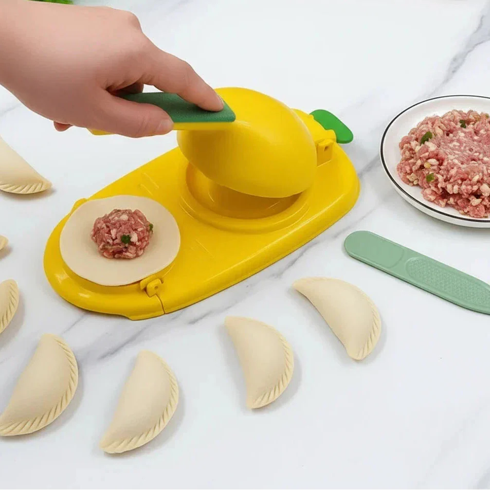 Moule à Raviolis 2-en-1 – Formeur de Pâtes Farcies Rapide et Facile