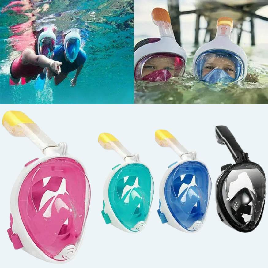Masque de Snorkeling Anti-Buée en Verre Trempé et Silicone