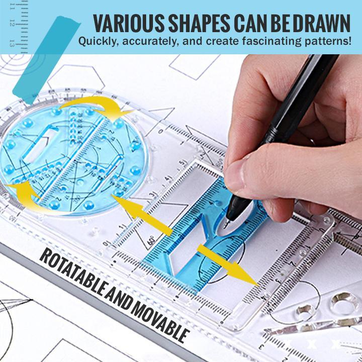 ArcSketch™ – Règle à dessin multifonctionnelle pour un travail précis et des projets créatifs [1 + 1 Gratuit]
