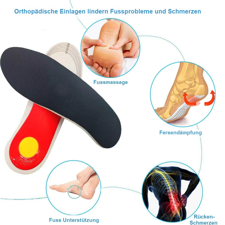 Semelles Orthopédiques en EVA avec Soutien de Voûte Plantaire
