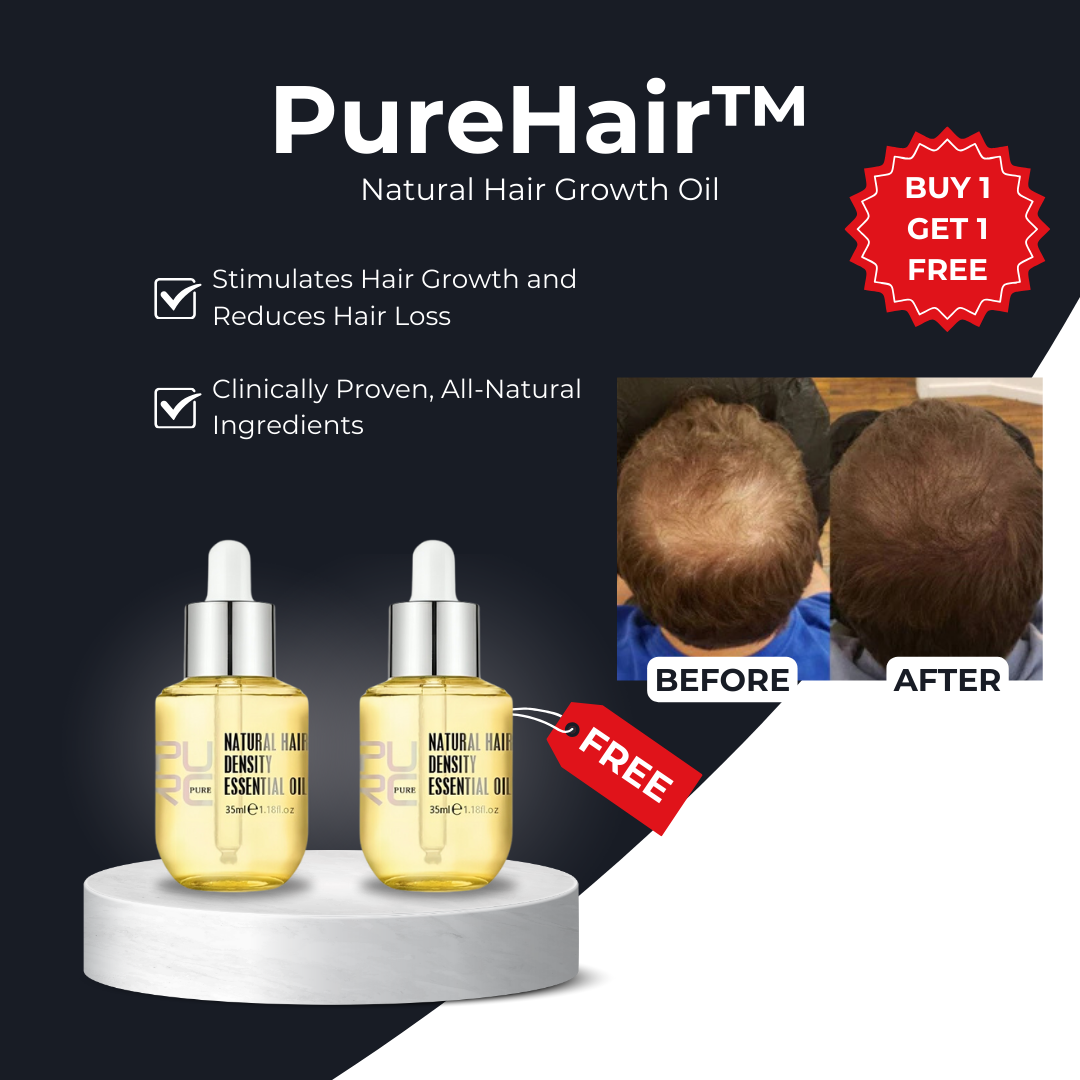 Huile capillaire naturelle pour la croissance et le renforcement des cheveux