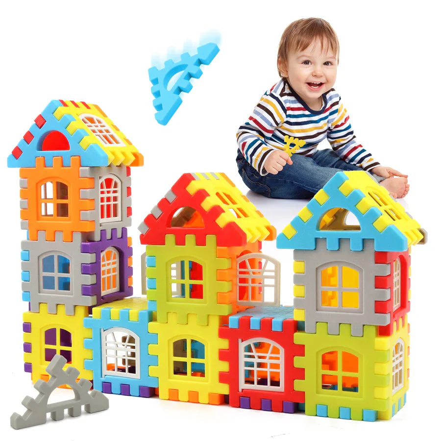 Blocs de Construction Montessori pour Enfants – Jeu Créatif Éducatif