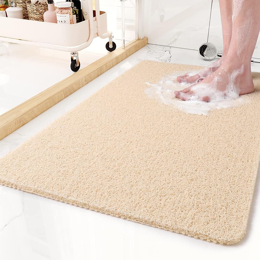 Tapis Antidérapant pour Douche et Baignoire en PVC 50×80 cm