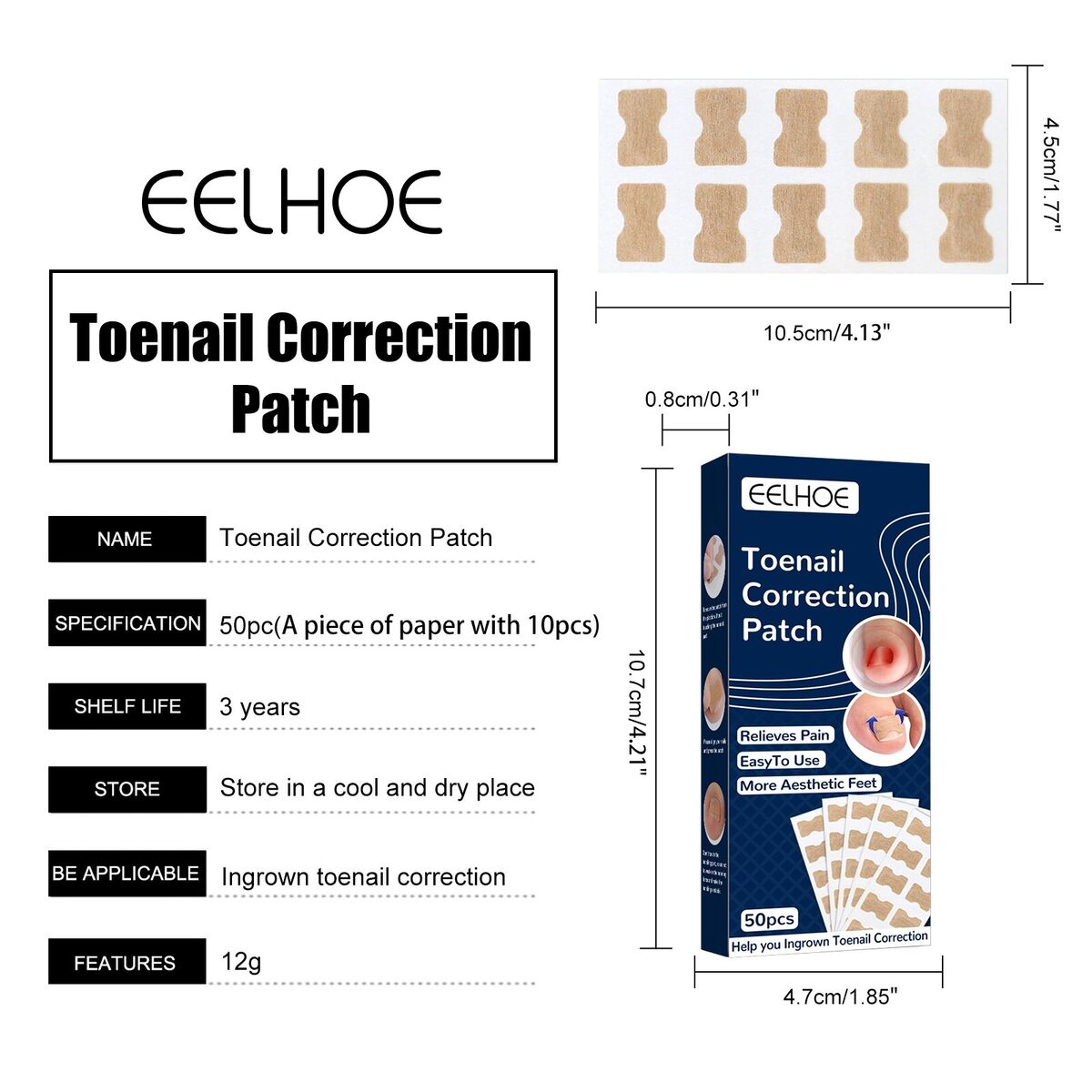 Coussinets Correcteurs pour Ongles Incarnés – Soin et Confort des Pieds