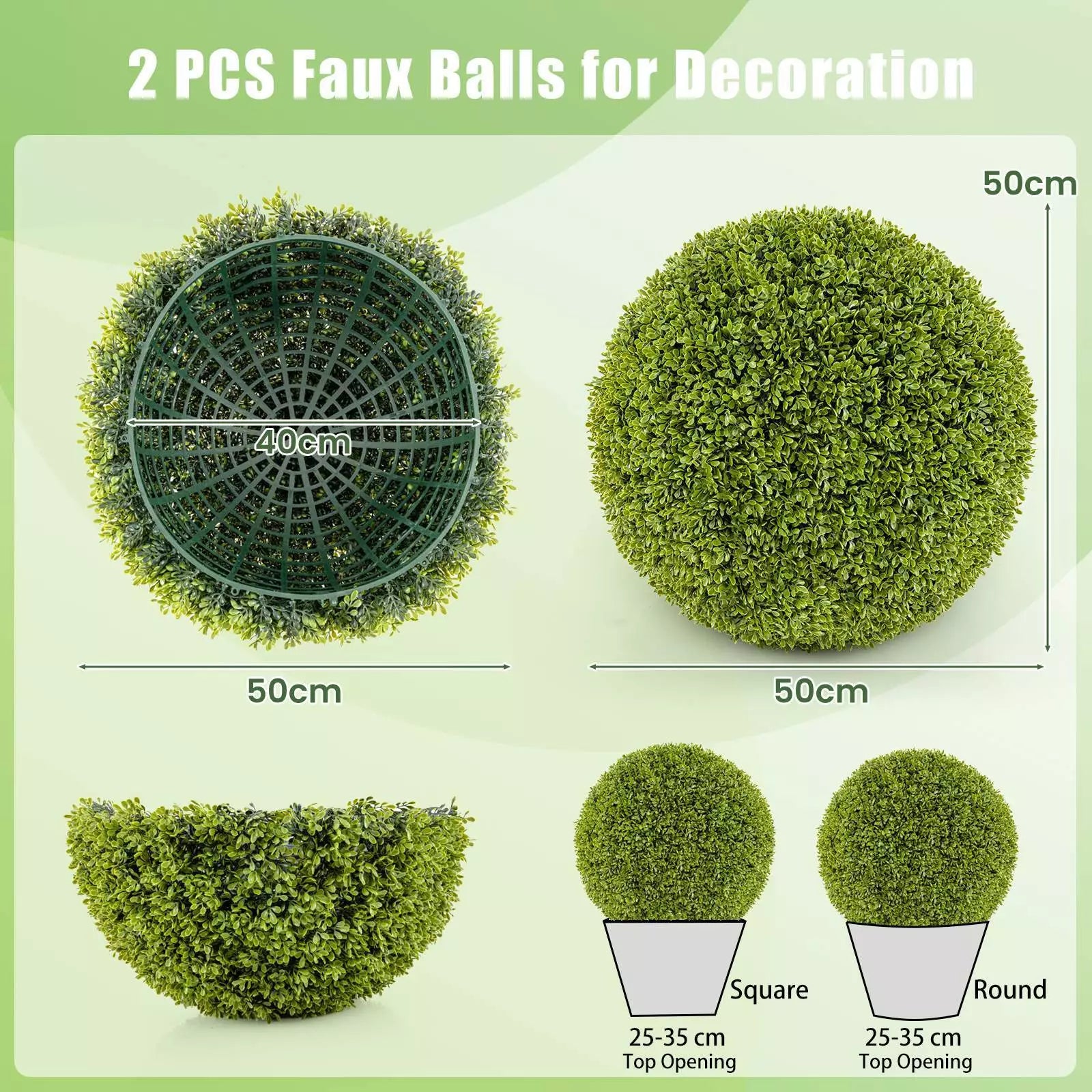 GreenSphere™ – Charme toujours vert pour la maison, le jardin et le balcon [1 + 1 Gratuit]