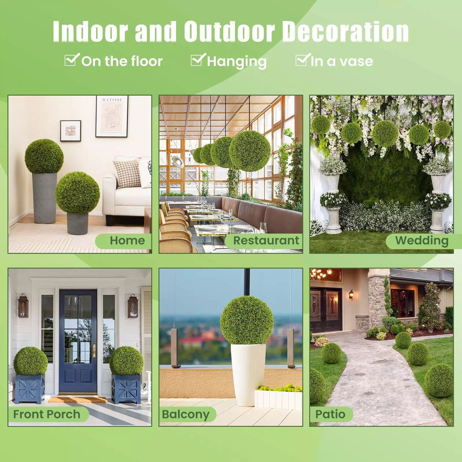 GreenSphere™ – Charme toujours vert pour la maison, le jardin et le balcon [1 + 1 Gratuit]