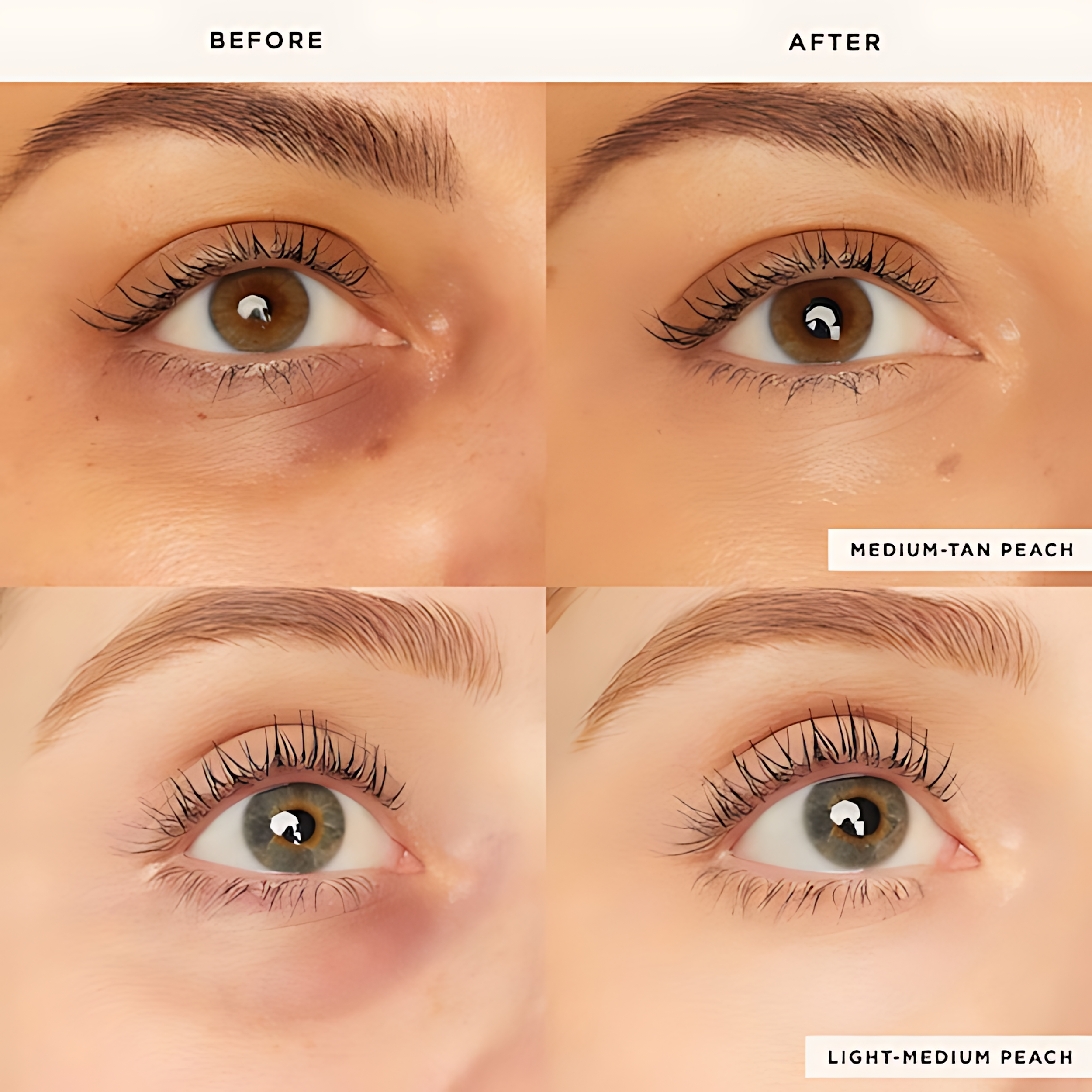 Correcteur de Cernes aux Pigments Pêche – Couvrance Modulable et Hydratante