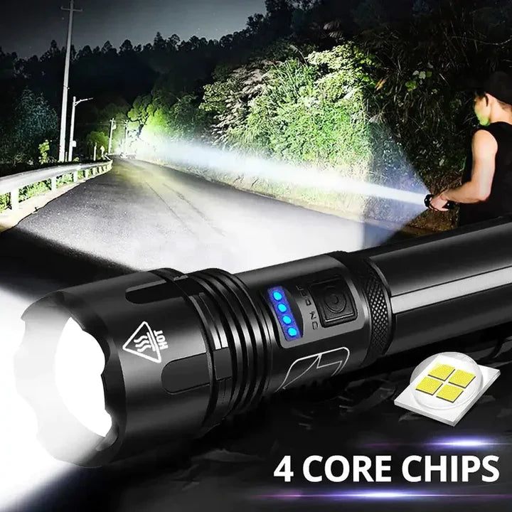 Lampe Torche Puissante 7000 Lumens – Étanche IPX5 pour Outdoor