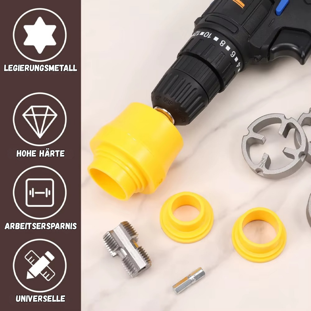 Kit de filières pour tubes PVC – Filetages précis 1/2" 3/4" 1"