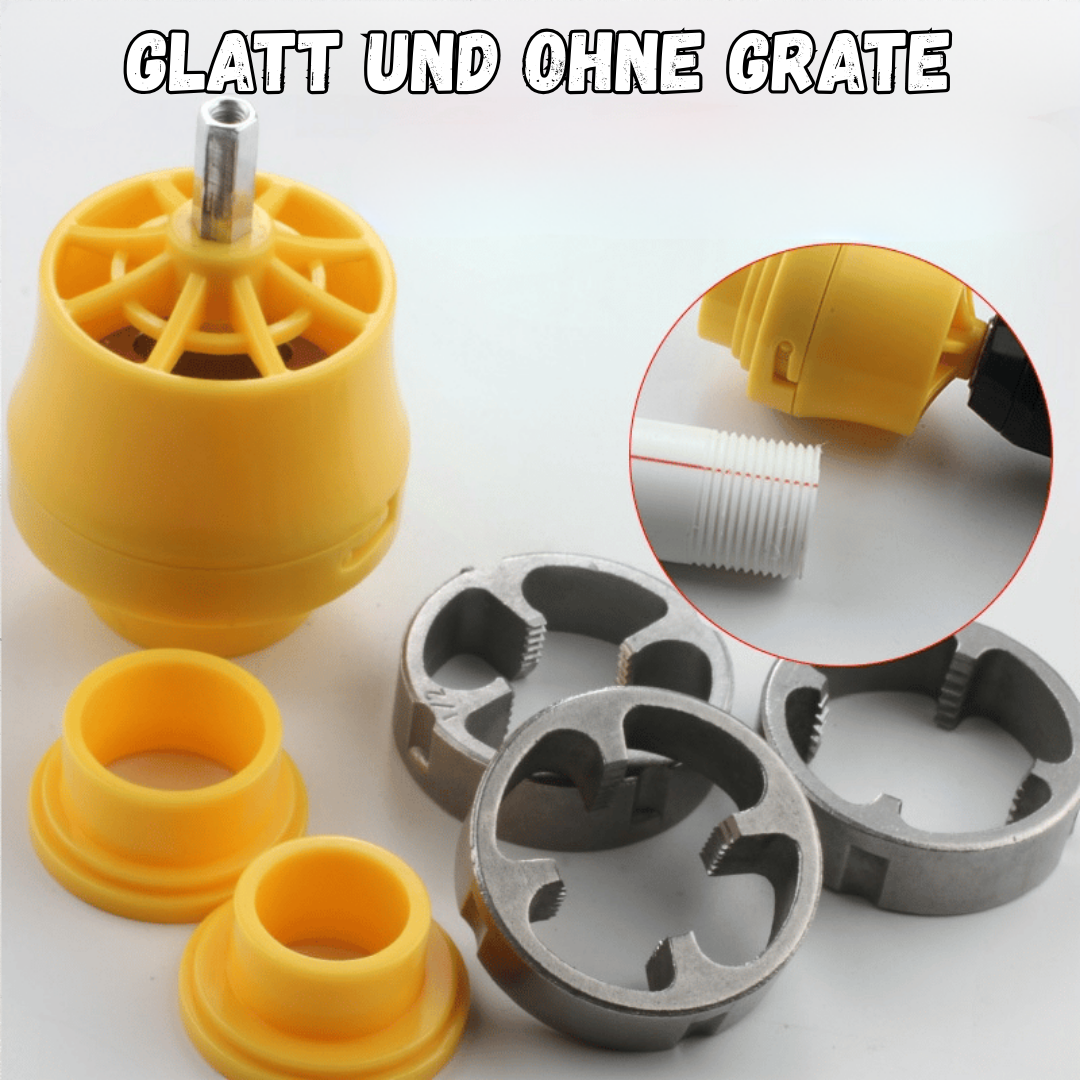 Kit de filières pour tubes PVC – Filetages précis 1/2" 3/4" 1"