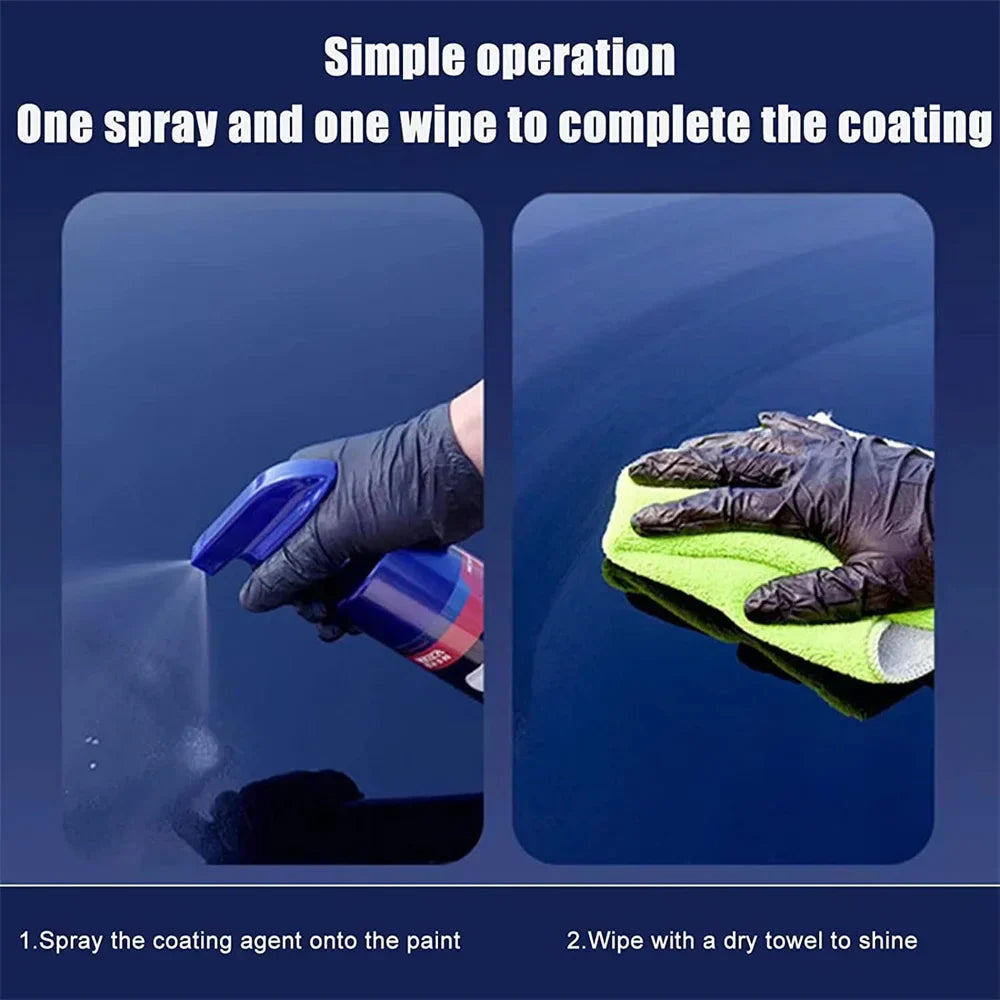 Spray Lustrant Voiture 3-en-1 – Nettoyant, Polish et Protection Auto