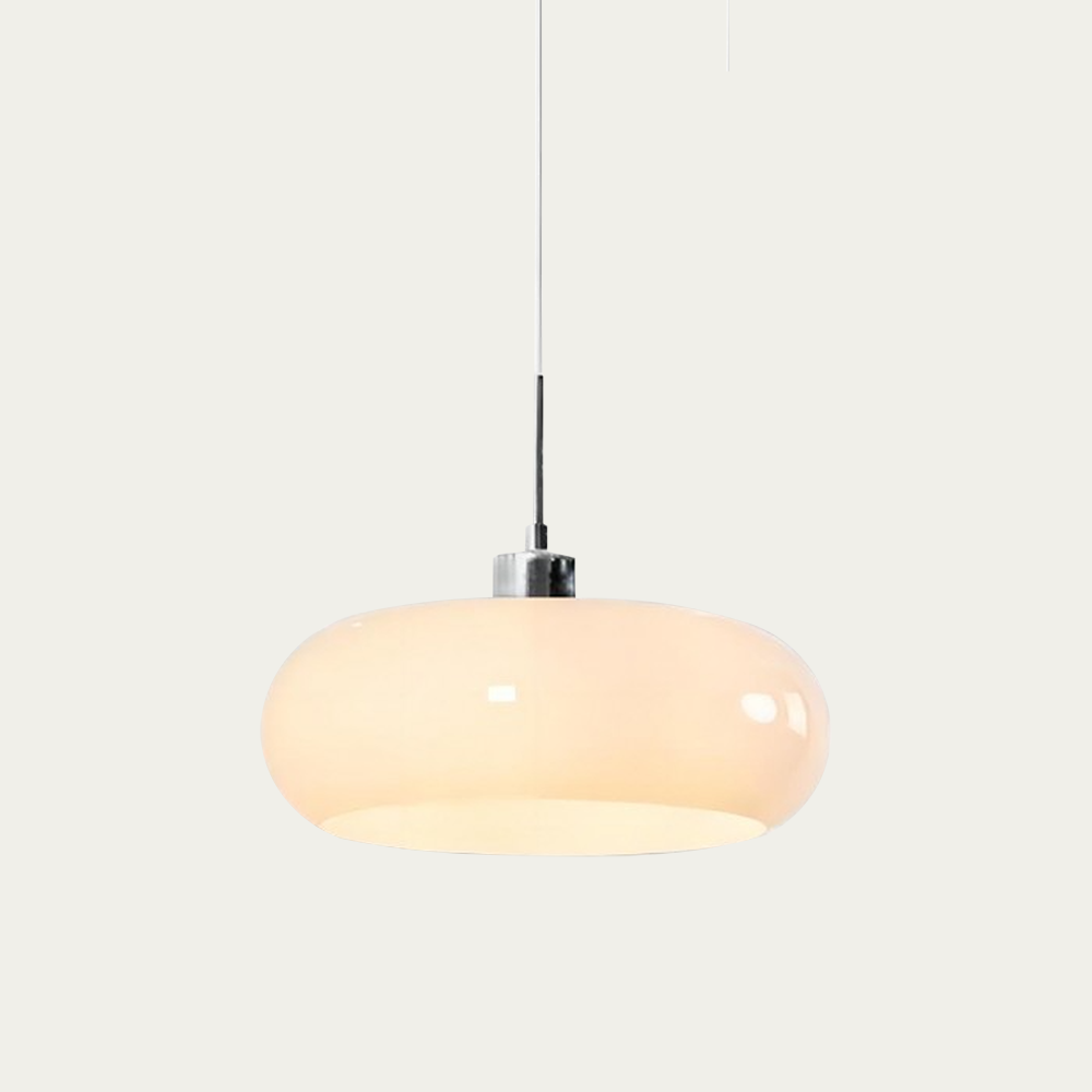 Suspension en verre style Bauhaus pour intérieurs modernes
