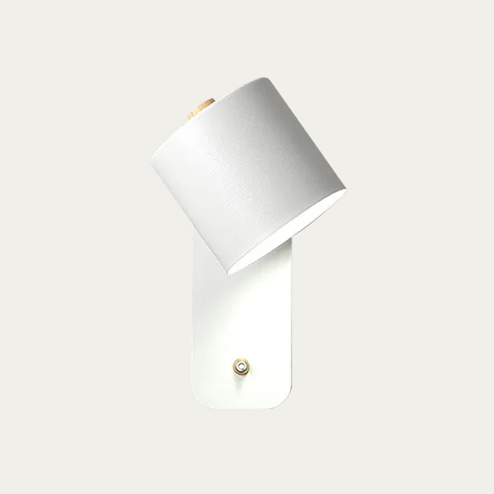 Applique murale cylindrique orientable avec rotation 180° pour lecture