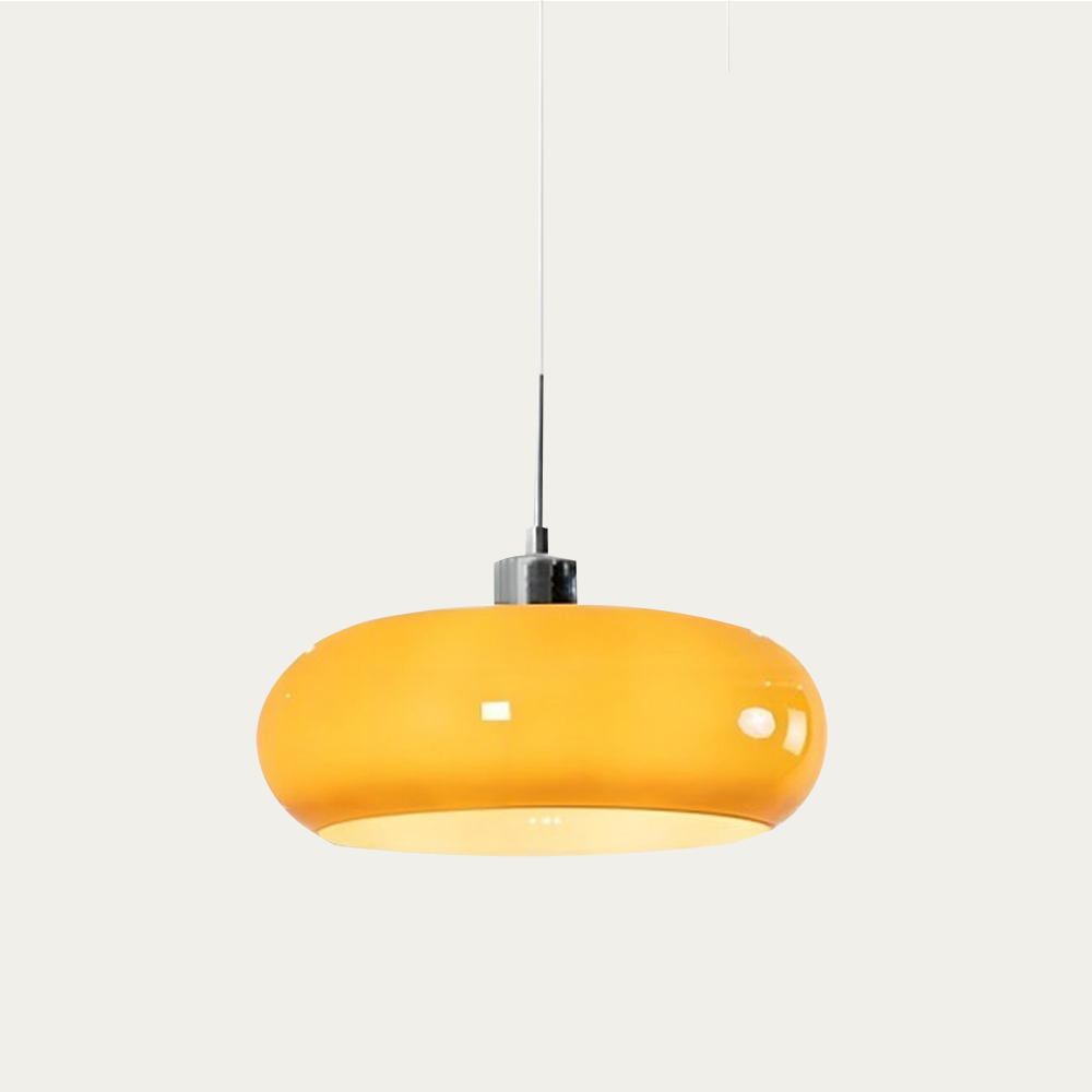 Suspension en verre style Bauhaus pour intérieurs modernes