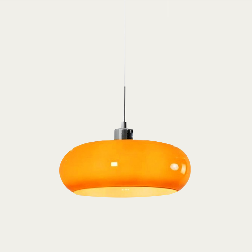 Suspension en verre style Bauhaus pour intérieurs modernes