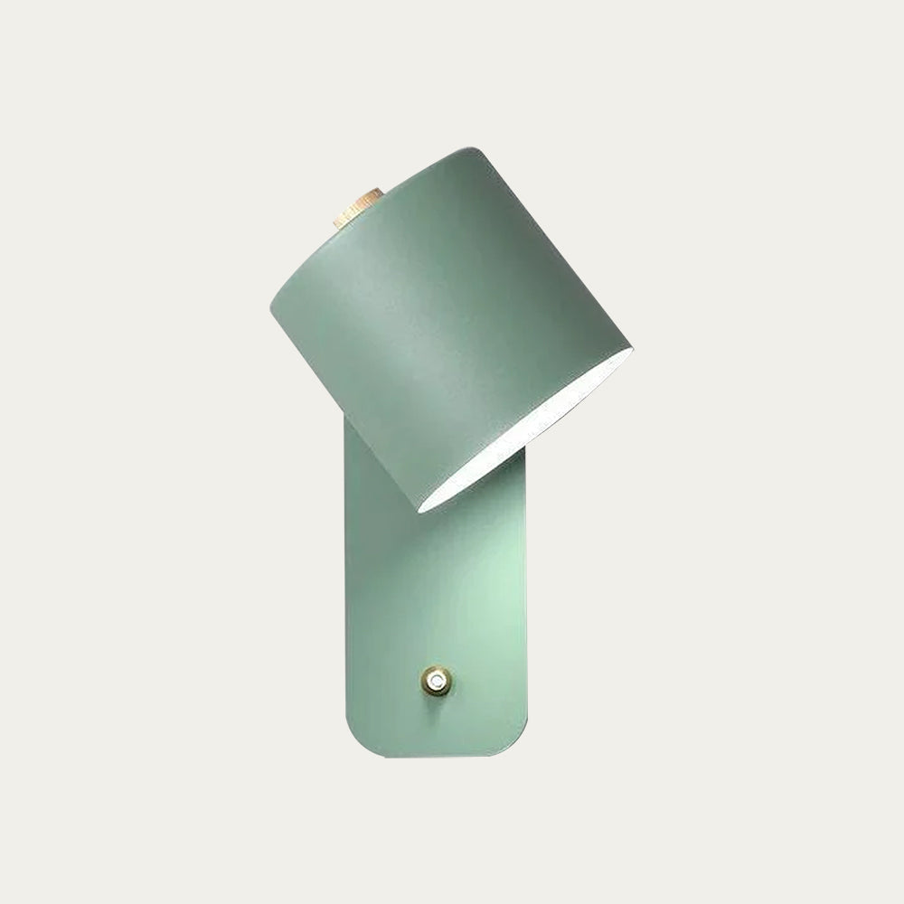 Applique murale cylindrique orientable avec rotation 180° pour lecture