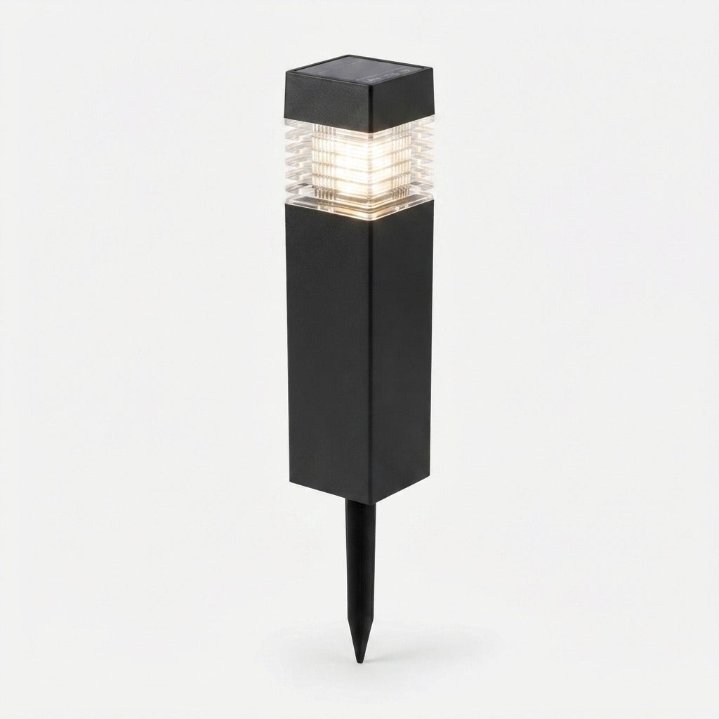 Lampe solaire LED de jardin – sans fil, automatique, résistante aux intempéries
