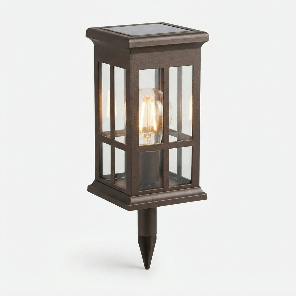 Lampe de jardin design lanterne avec LED à filament – Lot de 2