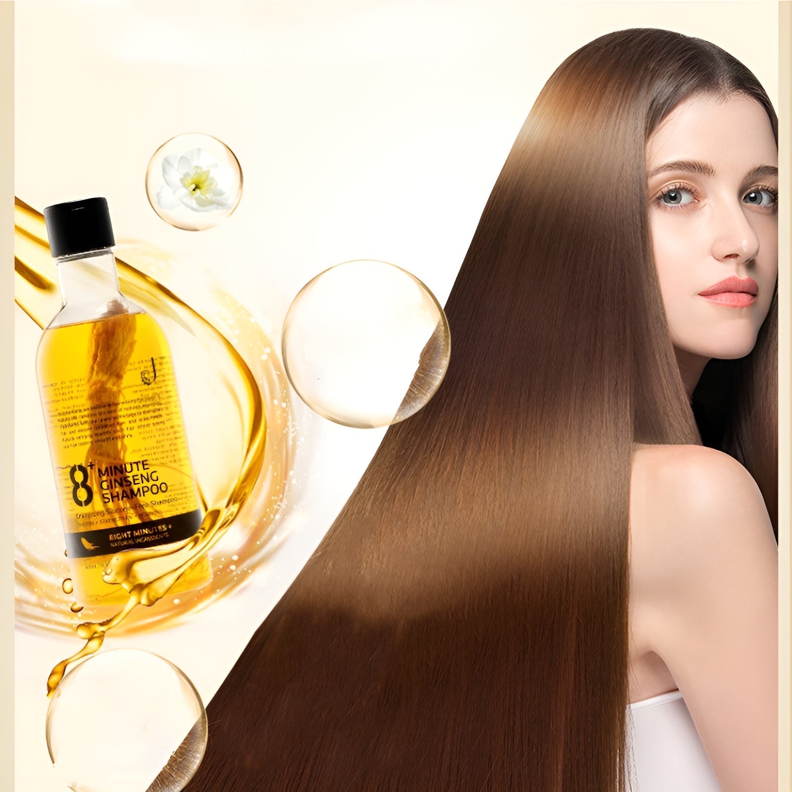 FreshGinsa™ – Formule sans huile de silicone pour des cheveux sains et faciles à coiffer [1 + 1 Gratuit]