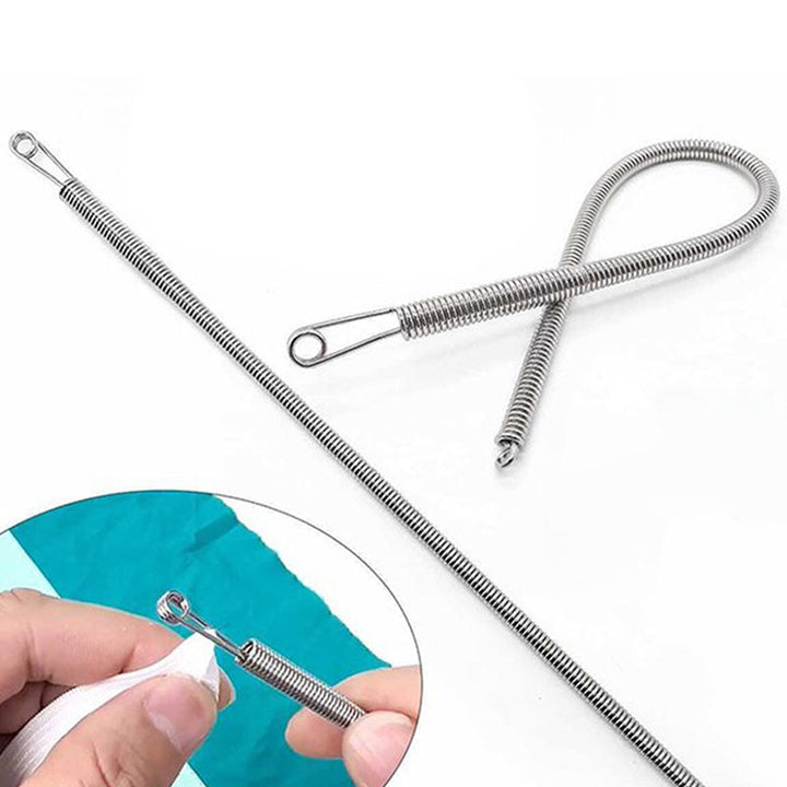 Enfile-Cordon Flexible en Acier Inoxydable pour Vêtements et Sacs