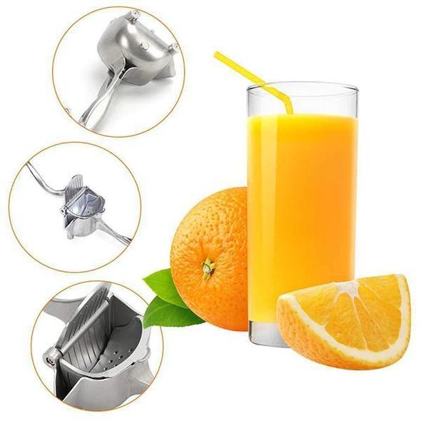 Presse-fruits manuel à levier en acier inoxydable – Agrumes et baies