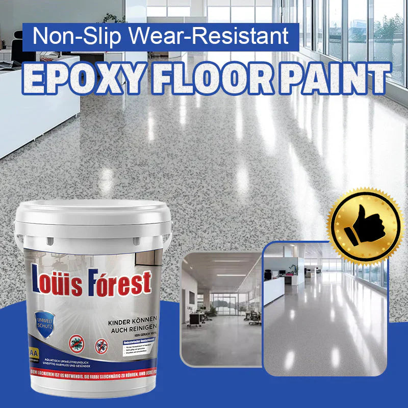 Revêtement de Sol Époxy Antidérapant Effet Marbre Brillant