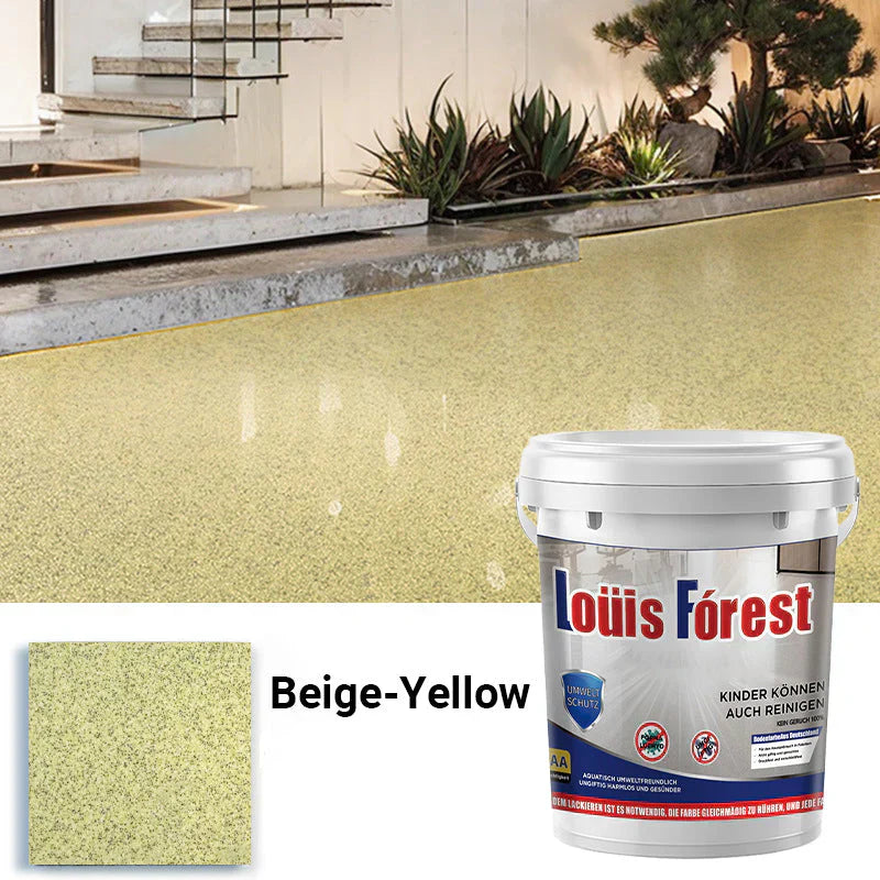 Revêtement de Sol Époxy Antidérapant Effet Marbre Brillant