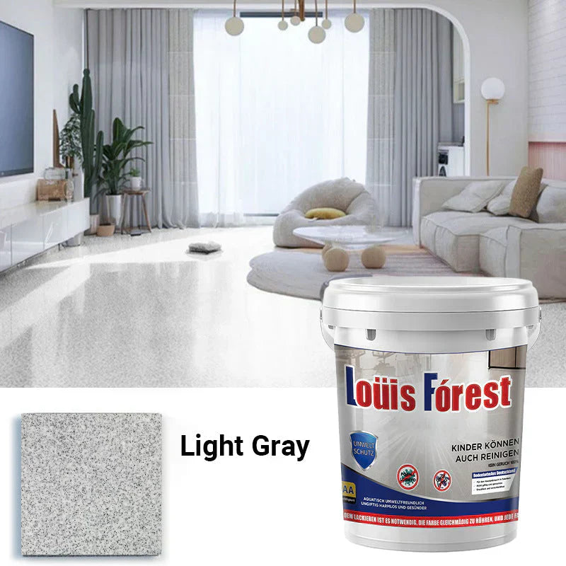 Revêtement de Sol Époxy Antidérapant Effet Marbre Brillant