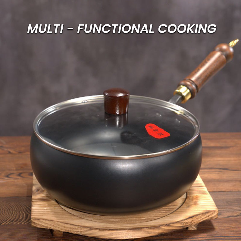 Casserole en Fonte Massive 24 cm – Cuisson Traditionnelle Tous Feux