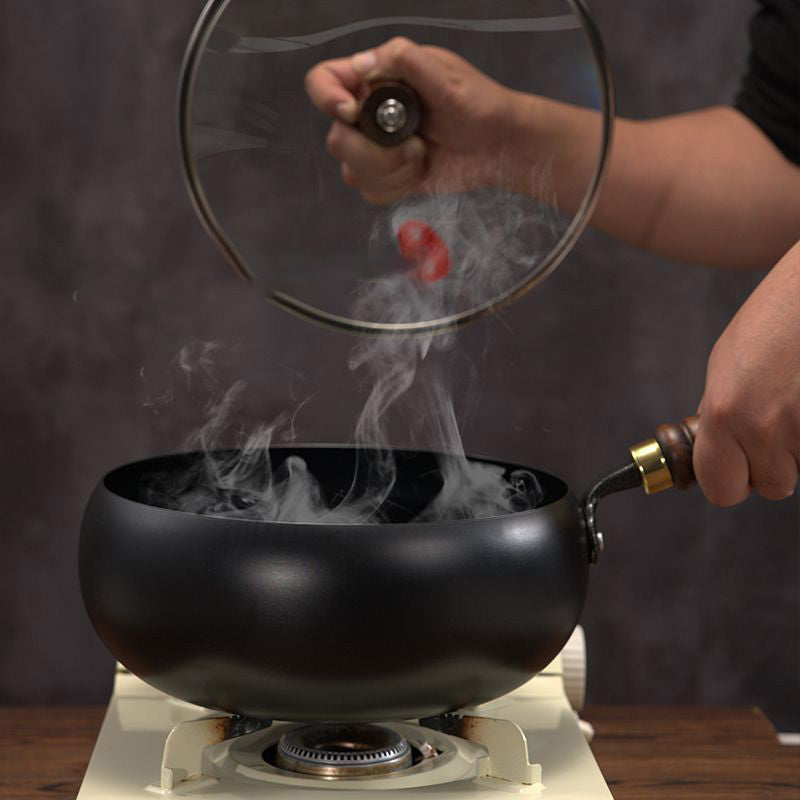 Casserole en Fonte Massive 24 cm – Cuisson Traditionnelle Tous Feux