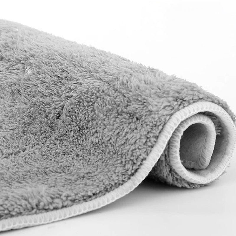 Mopmate™ – Balai plat avec manche en acier inoxydable et chiffons lavables réutilisables [50 % de réduction]