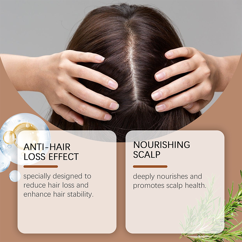 Shampooing 3-en-1 Nettoyant, Nourrissant & Fortifiant pour Cheveux Sains