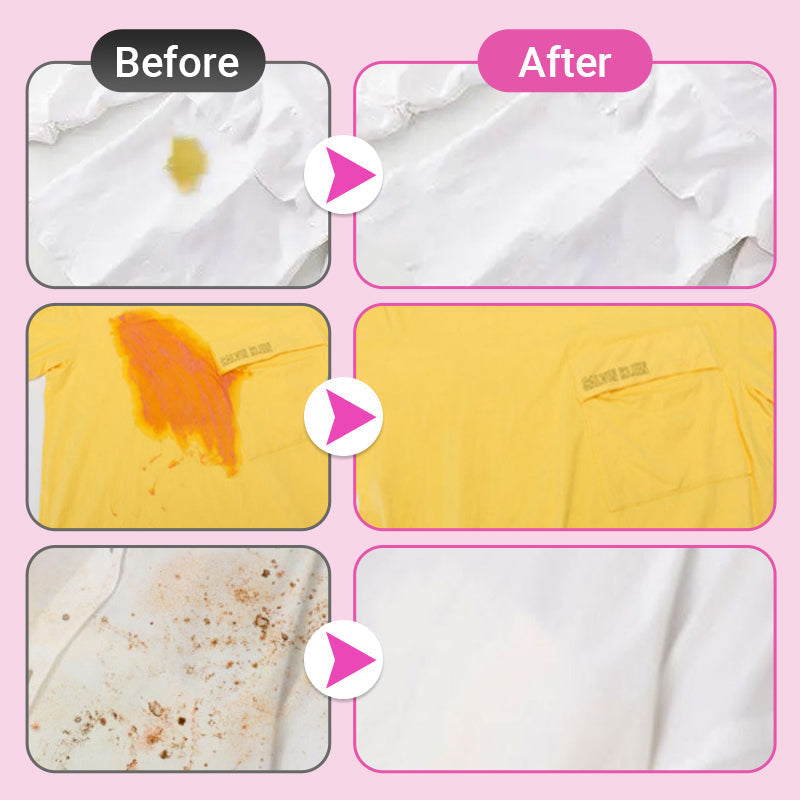 Gel Détachant Puissant contre les Taches de Graisse et d'Huile sur Textiles