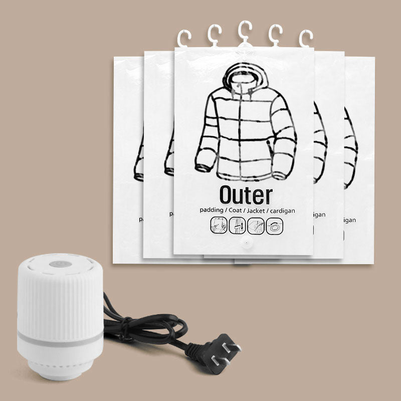 Sac Sous Vide pour Vêtements – Rangement Gain de Place et Protection