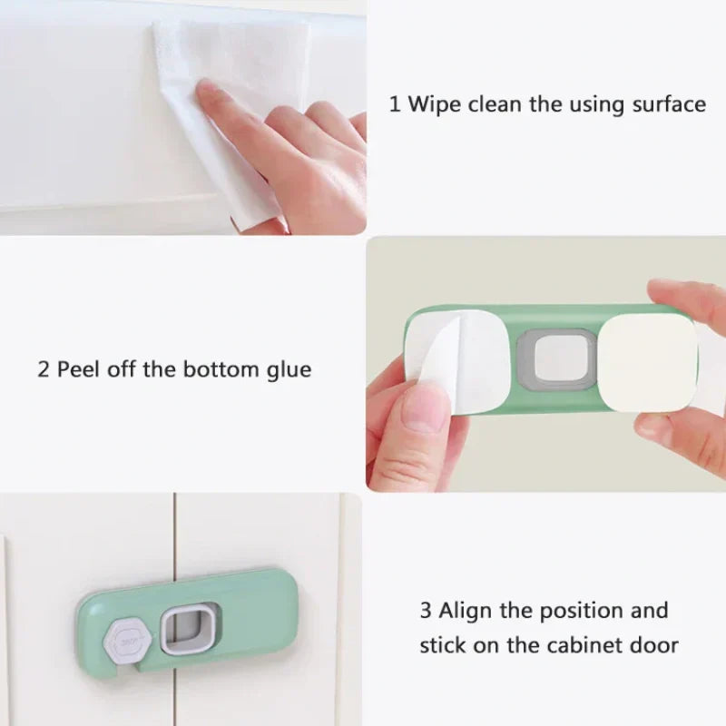 Verrou de Sécurité pour Réfrigérateur et Placard – Protection Enfant