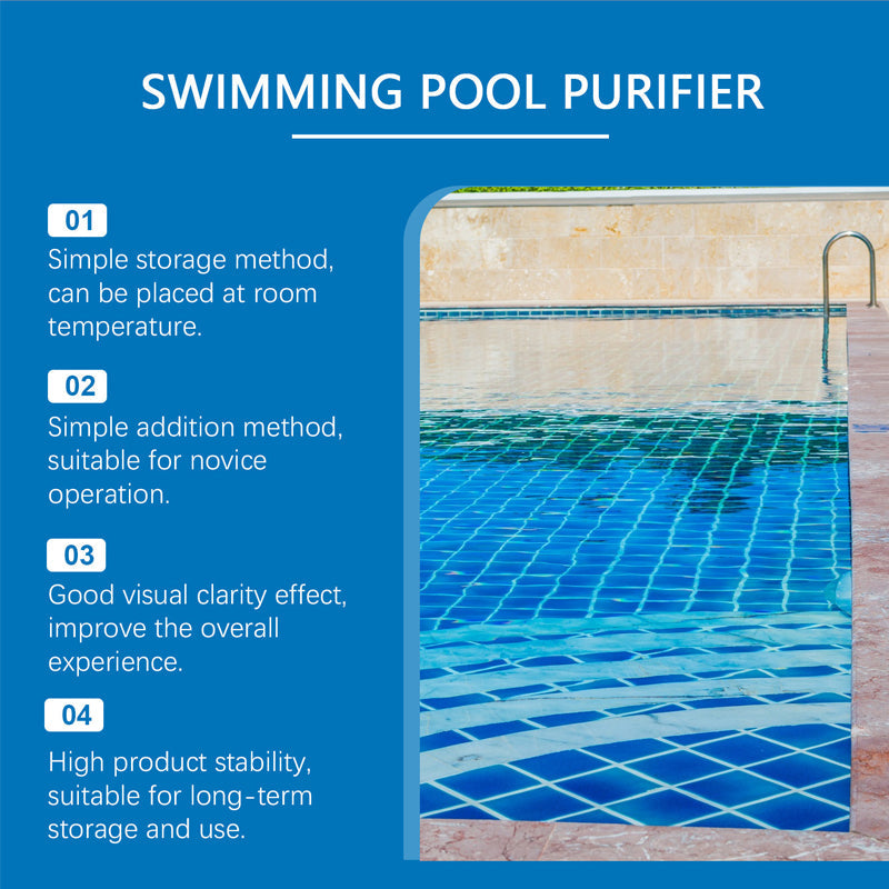 Traitement de l'eau piscine anti-algues – Eau claire sans produits chimiques