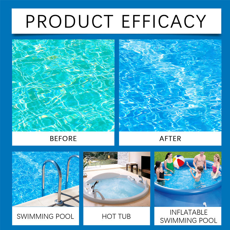 Traitement de l'eau piscine anti-algues – Eau claire sans produits chimiques