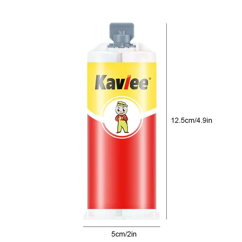 Colle époxy de réparation universelle bi-composant pour toutes surfaces