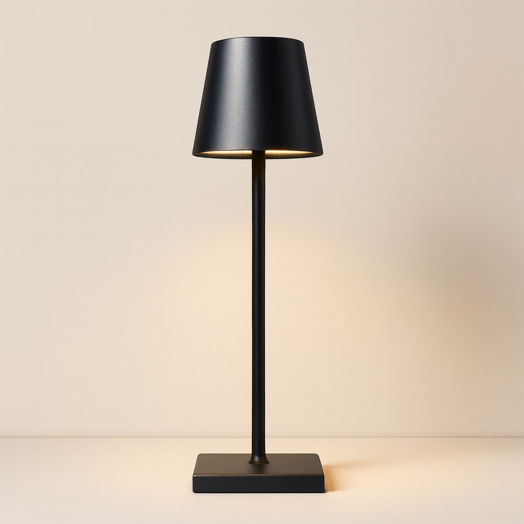 Lampe de table LED sans fil avec variateur tactile et batterie USB-C