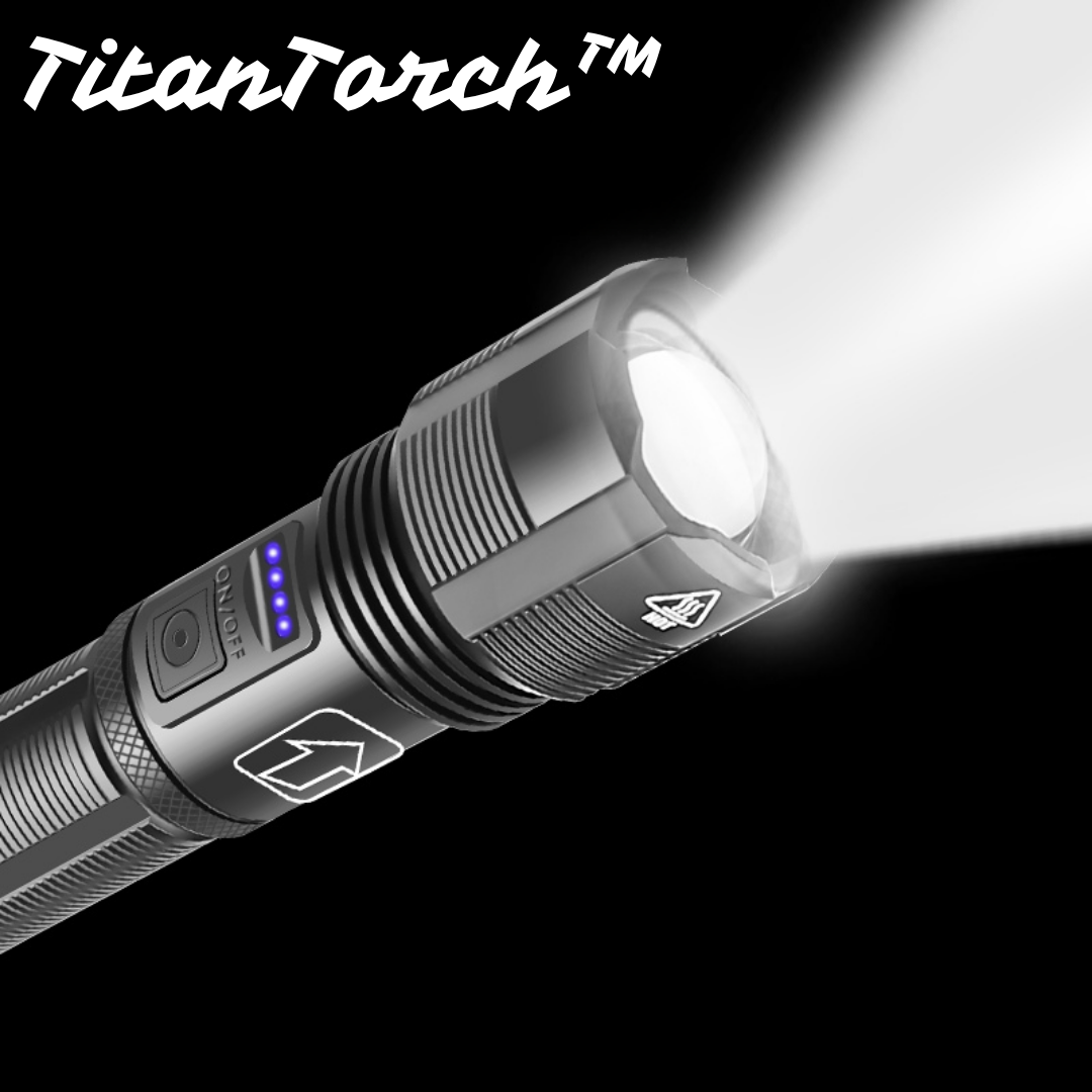 TitanTorch™ – Lampe de poche tactique puissante pour une luminosité et une fiabilité maximales [50% de réduction]