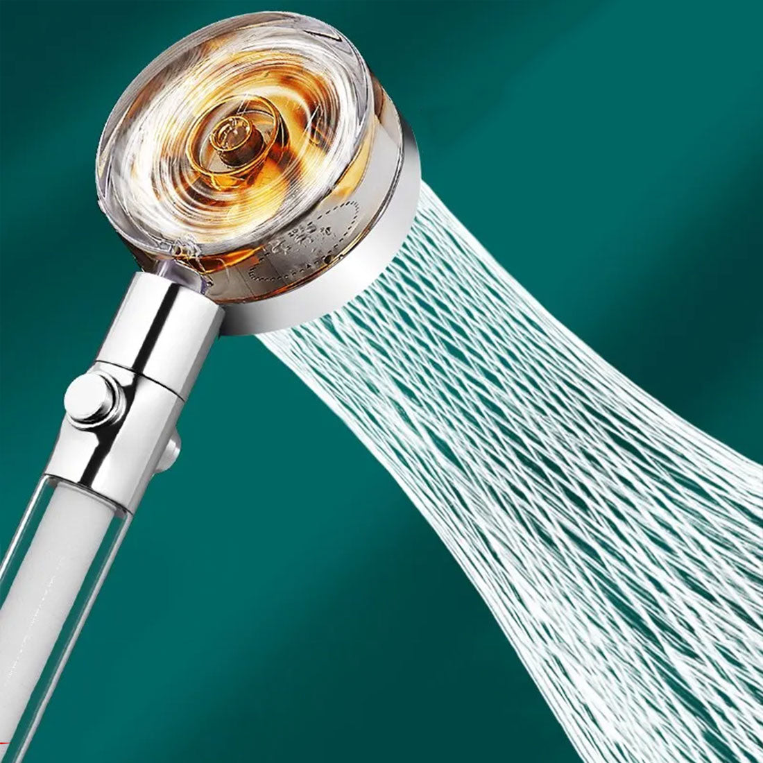 Pommeau de douche pluie avec surpresseur – 3 modes de pulvérisation et filtre