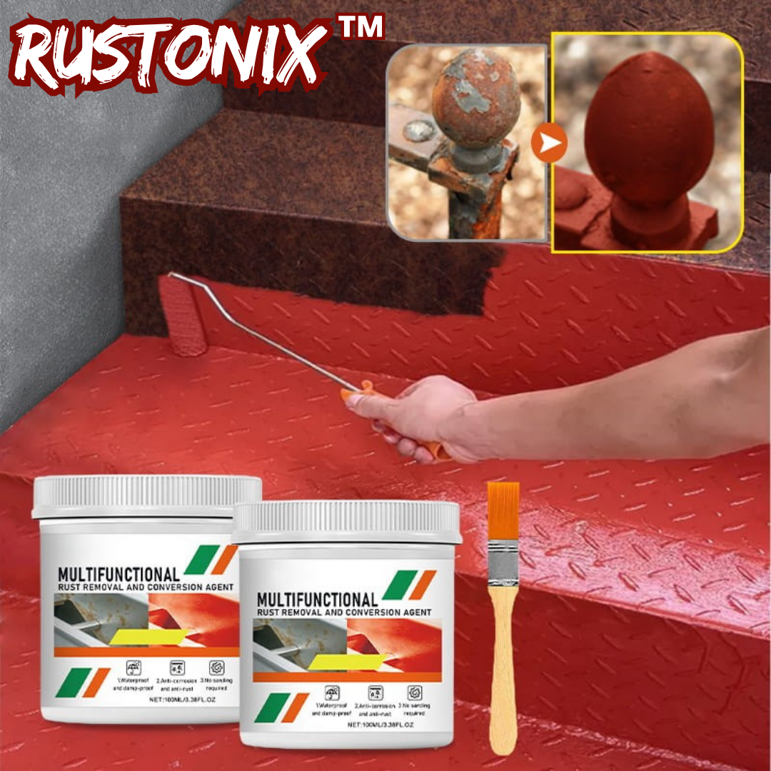 Rustonix™ – Dérrouillant et convertisseur de rouille pour une protection durable [1 + 1 Gratuit]