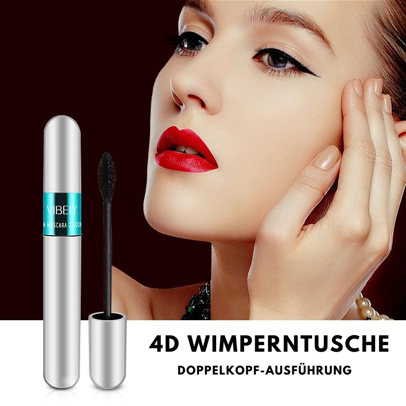 Mascara 4D Fibres de Soie pour Cils Longs, Volumineux & Définis