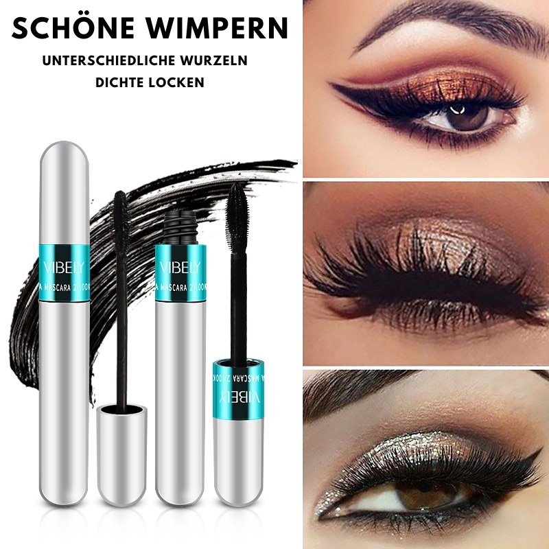 Mascara 4D Fibres de Soie pour Cils Longs, Volumineux & Définis