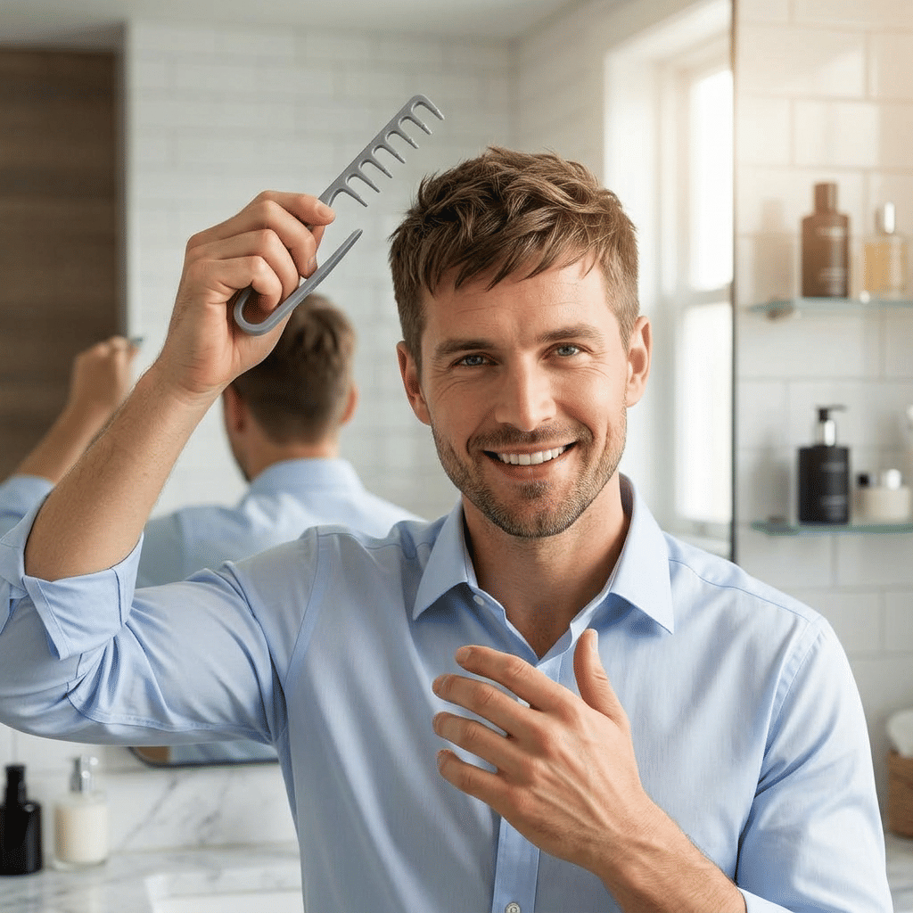 Peigne Volumisant Ergonomique Résistant à la Chaleur pour Brushing