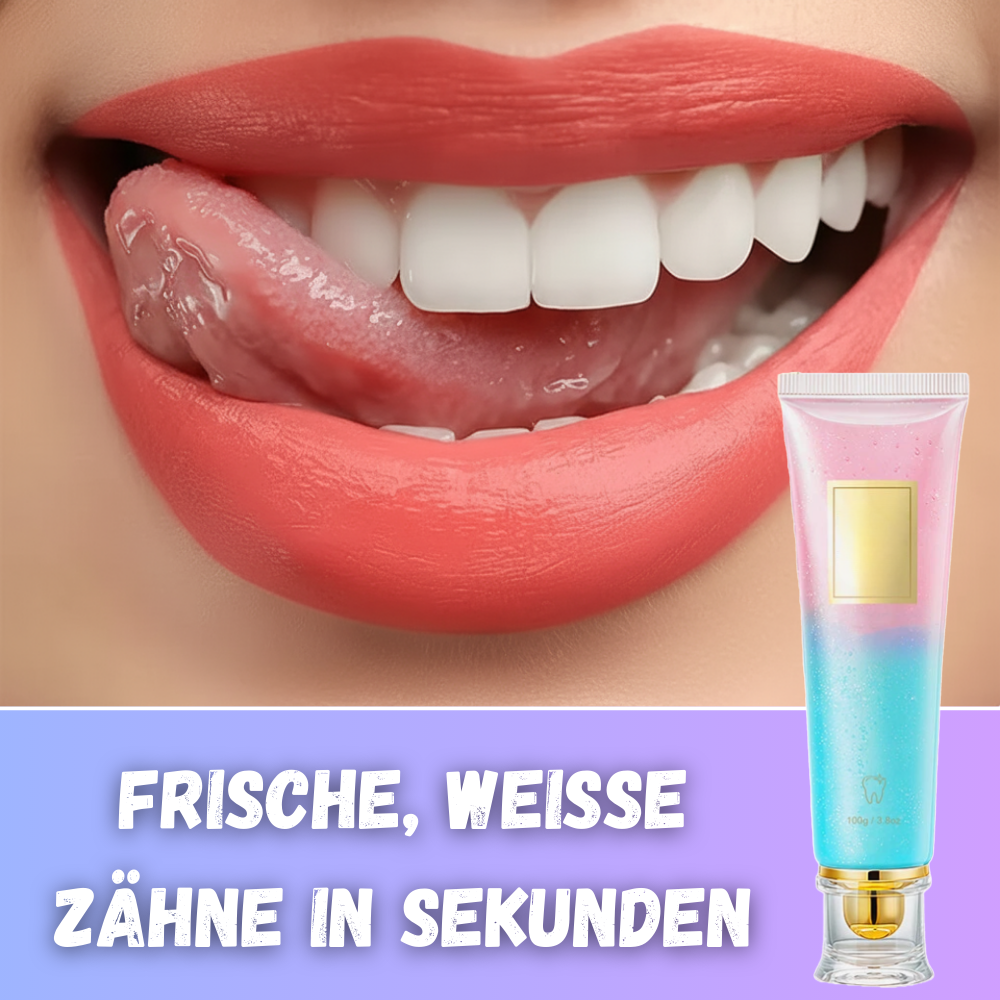 Dentifrice Éclaircissant pour Dents Blanches et Haleine Fraîche