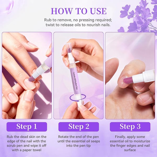 Stylo Soin Cuticules Hydratant pour Ongles Sains et Résistants