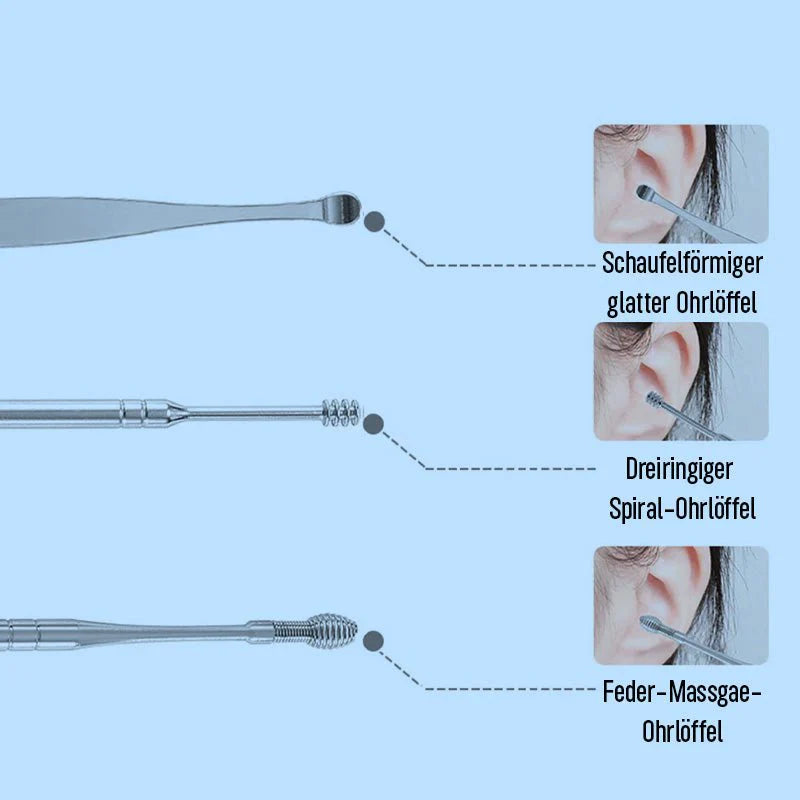 Kit de Nettoyage des Oreilles – Embouts de Précision Réutilisables